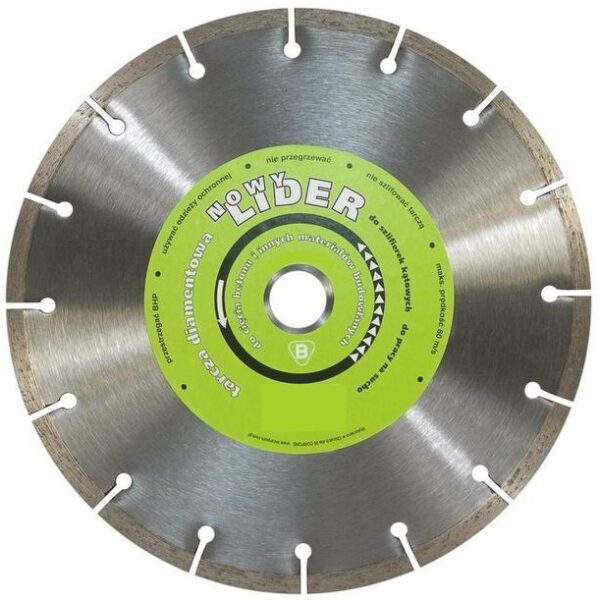 Tarcza diamentowa segmentowa lider 180mm