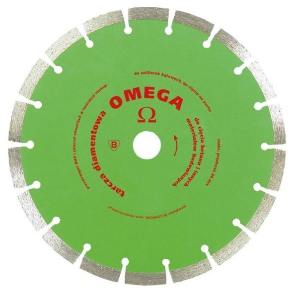 Tarcza diamentowa segmentowa omega 500mm
