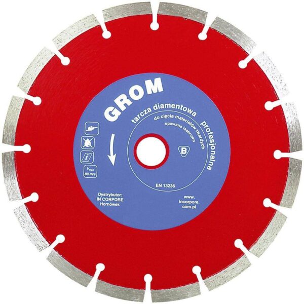 Tarcza diamentowa segmentowa grom 125mm