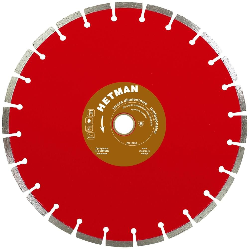 Tarcza diamentowa segmentowa hetman 250mm