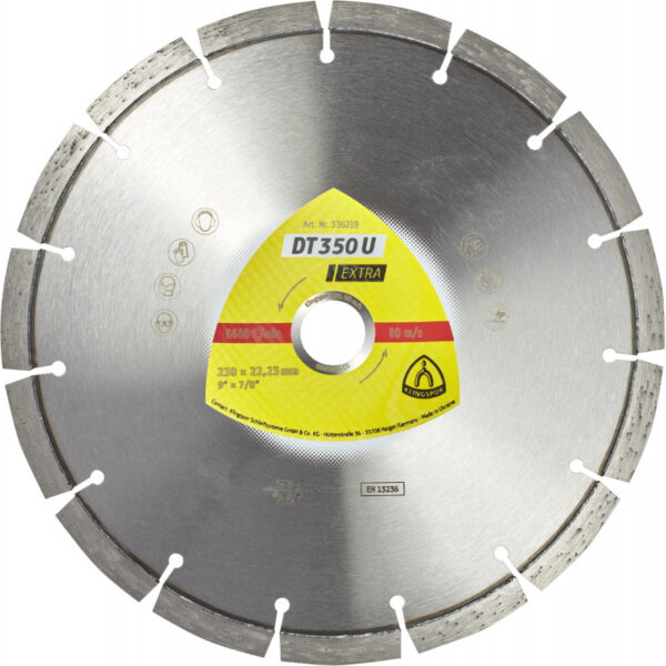 Tarcza diamentowa segmentowa DT350U 350mm 336224