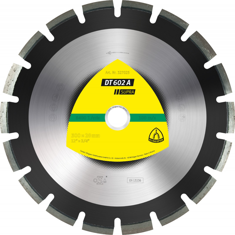 Tarcza diamentowa segmentowa DT602A 350mm 327026