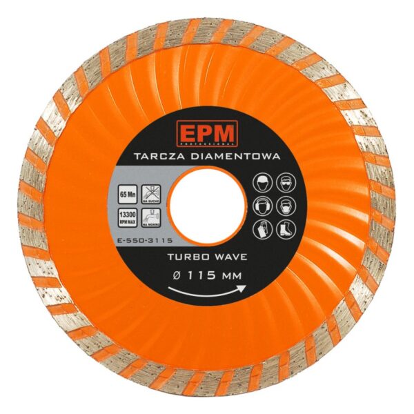 Tarcza diamentowa turbo wave 115mm