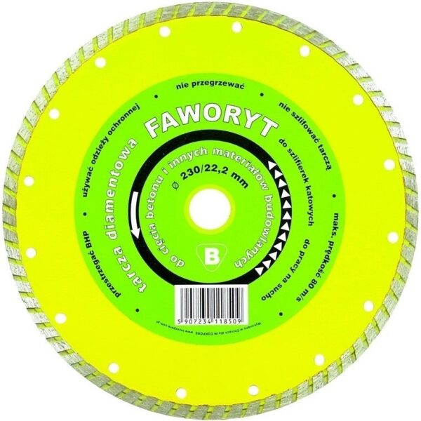 Tarcza diamentowa turbo faworyt 115mm