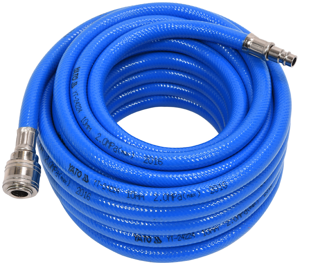 Wąż pneumatyczny PVC z szybkozłączami 10mm*10M