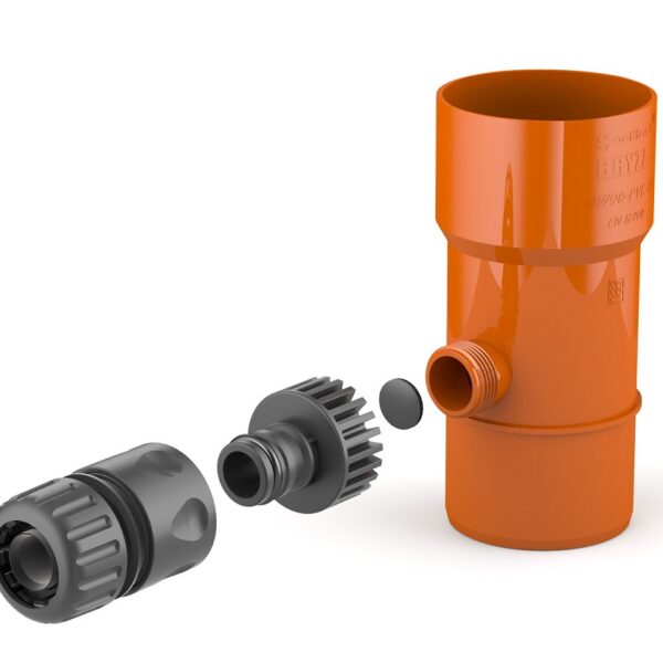 Odzyskiwacz wody deszczowej 63mm ceglasty