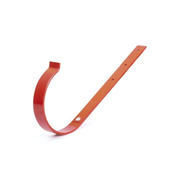 Hak rynnowy prosty 125 mm ceglasty Bryza