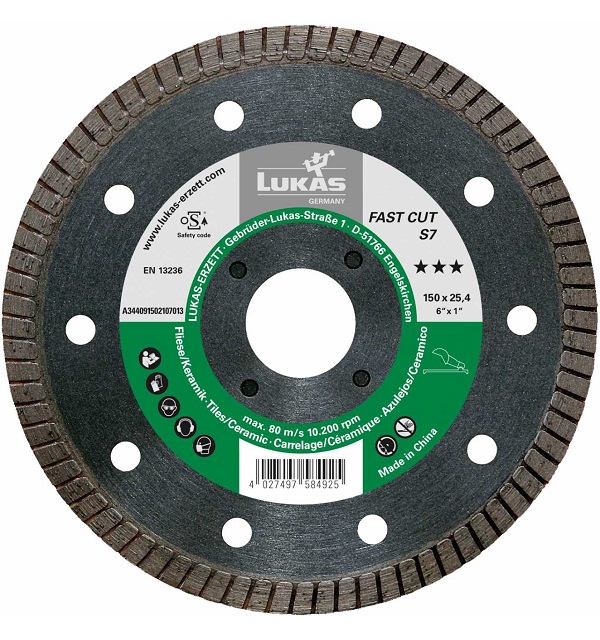 Tarcza diamentowa turbo fast CUT S7 230*22*7