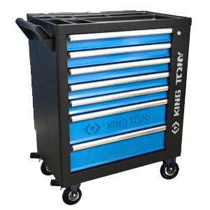 Wózek warsztatowy 7 szuflad+ zest AKC. 196CZ.NIEBIESKI