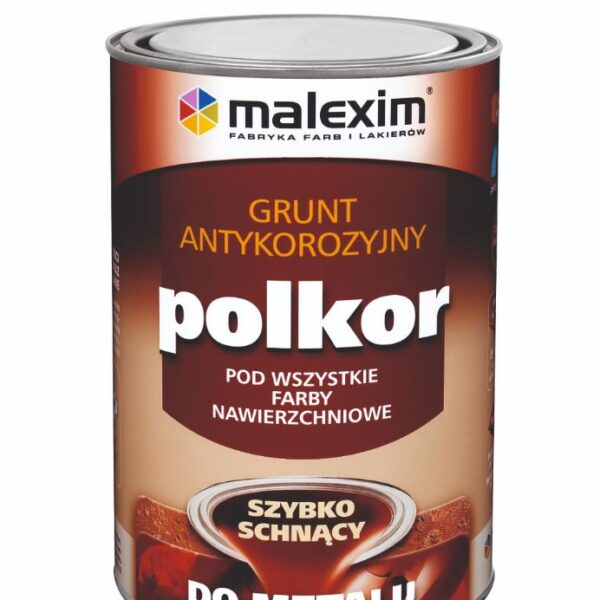Szybkoschnący antykorozyjny grunt polkor czarny 1,0L