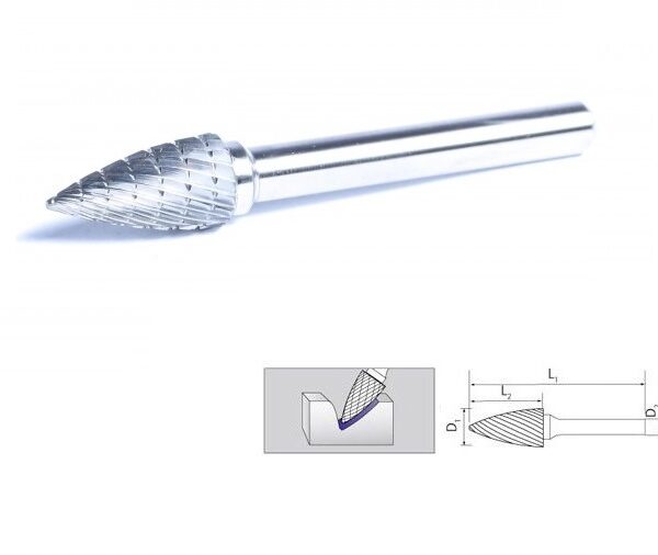 Frez palcowy FI6 G1020/CB