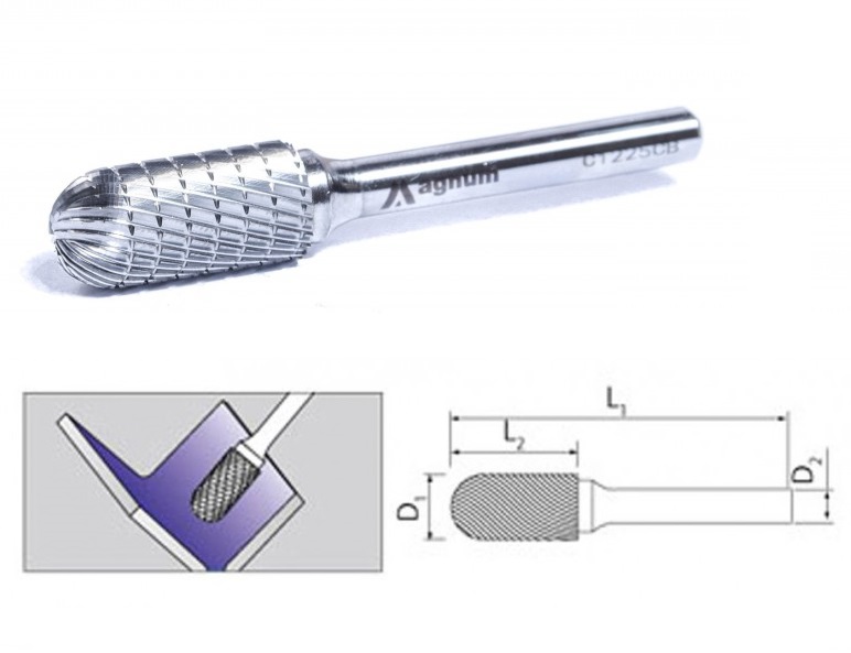 Frez palcowy 6mm C1020/CB