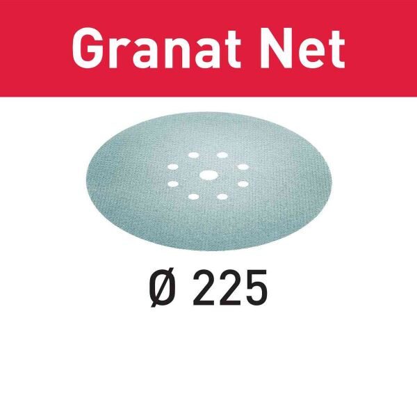 Siatka ścierna granat NET D225 P100/25