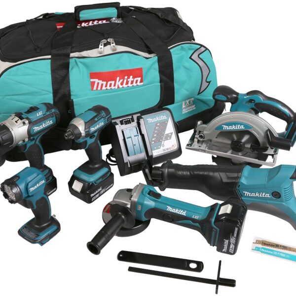 Zestaw combo 18V DTD152+DHP451+DSS610+DGA452+DJR186+DML815