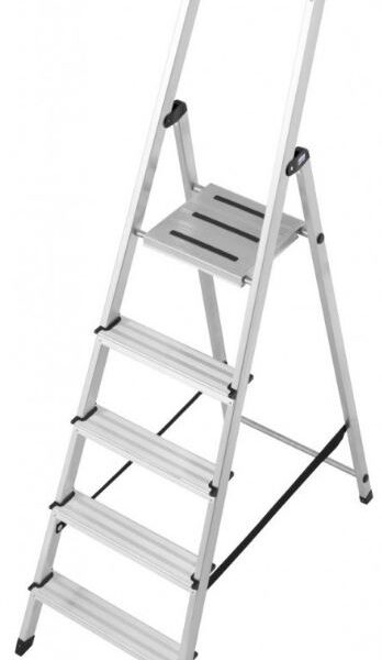 Drabina aluminiowa wolnostojąca safety 5 szczebli