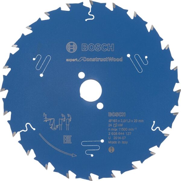 Tarcza pilarska expert CW H 165*20-24
