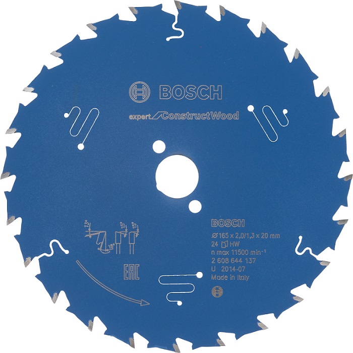 Tarcza pilarska expert CW H 165*20-24