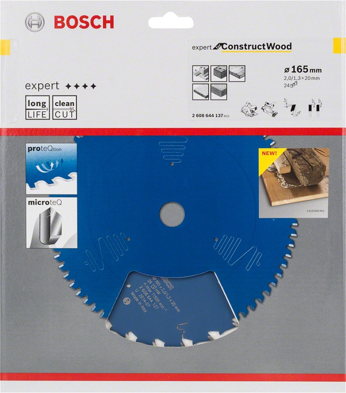 Tarcza pilarska expert CW H 165*20-24