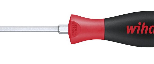 Wkrętak softfinish,płaski z trzonkiem sześciokątnym 3.5*75mm