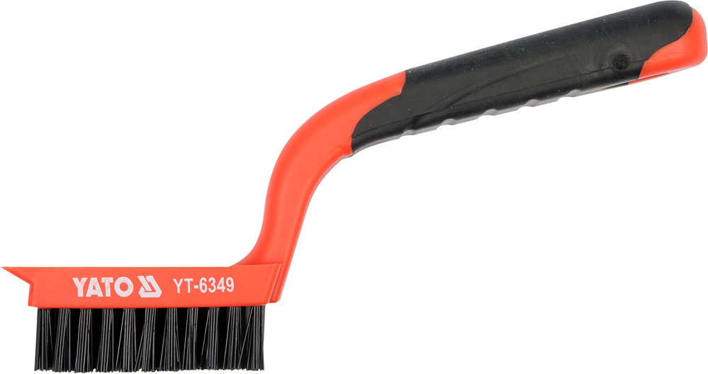 Szczotka nylon PLASTIK.5- rzędowa skrobak