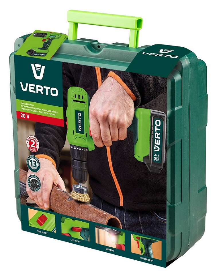 Wiertarko - wkrętarka 2*20V li-ion 1.5 AH walizka