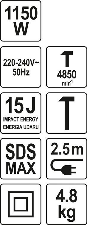 Młot dłutujący 15J