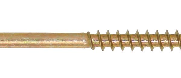 Wkręt do drewna ocynk żółty 6.0*180mm gwint niepełny