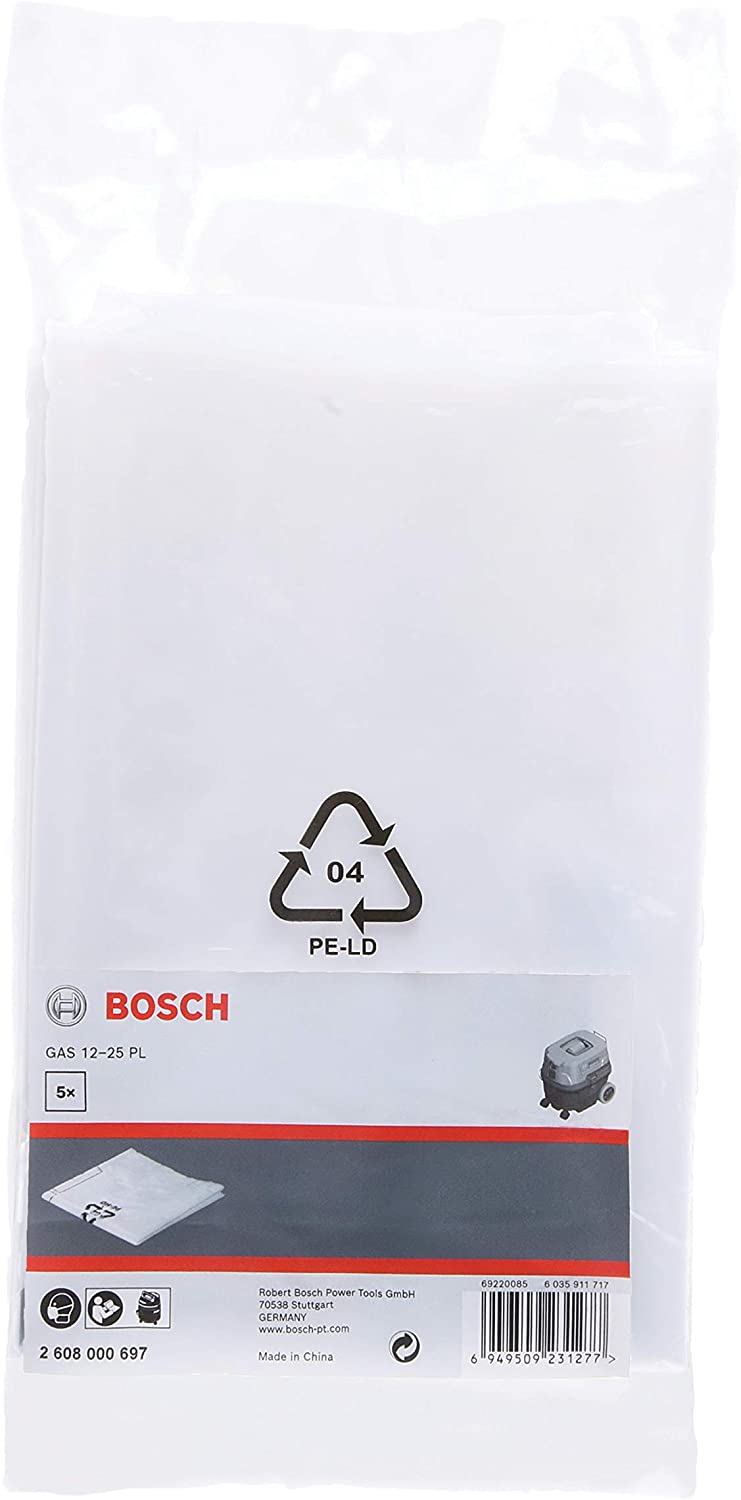 Worki do GAS 12-25 5PC z polietylenu (PE)