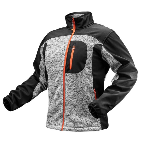 Bluza dziana wzmocniona tkaniną softshell L