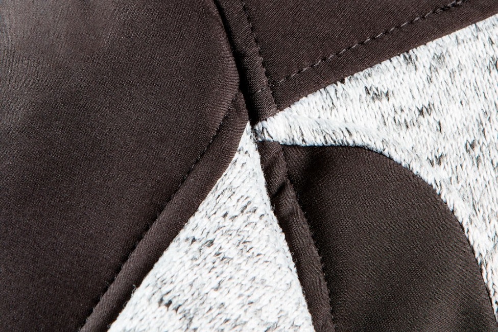 Bluza dziana wzmocniona tkaniną softshell XL
