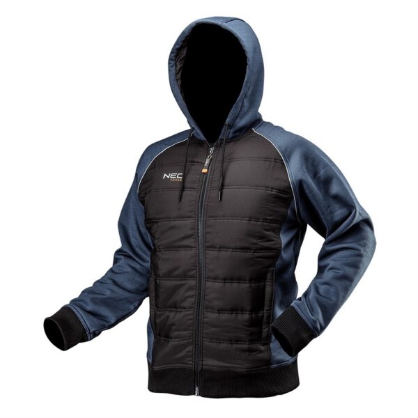 Bluza dziana ocieplana z kapturem S