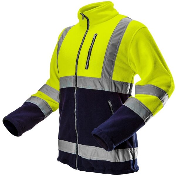 Bluza polarowa ostrzegawcza zółta XXL