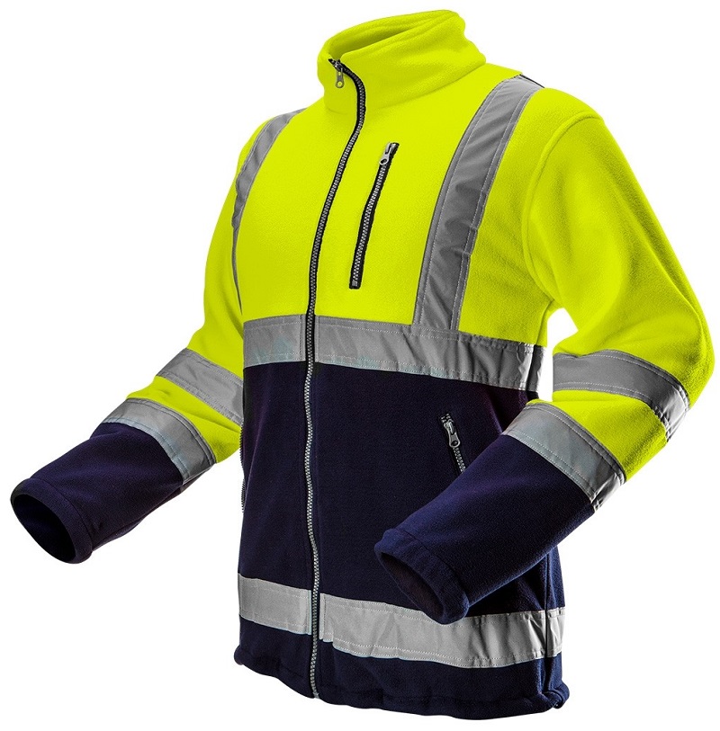 Bluza polarowa ostrzegawcza zółta XXL