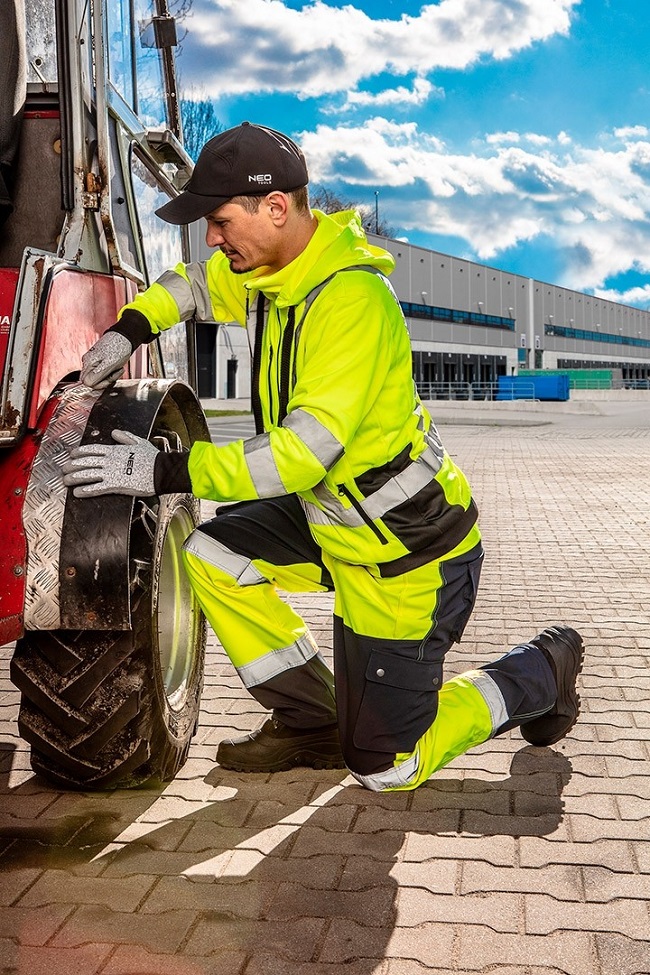 Bluza robocza ostrzegawcza żółta M