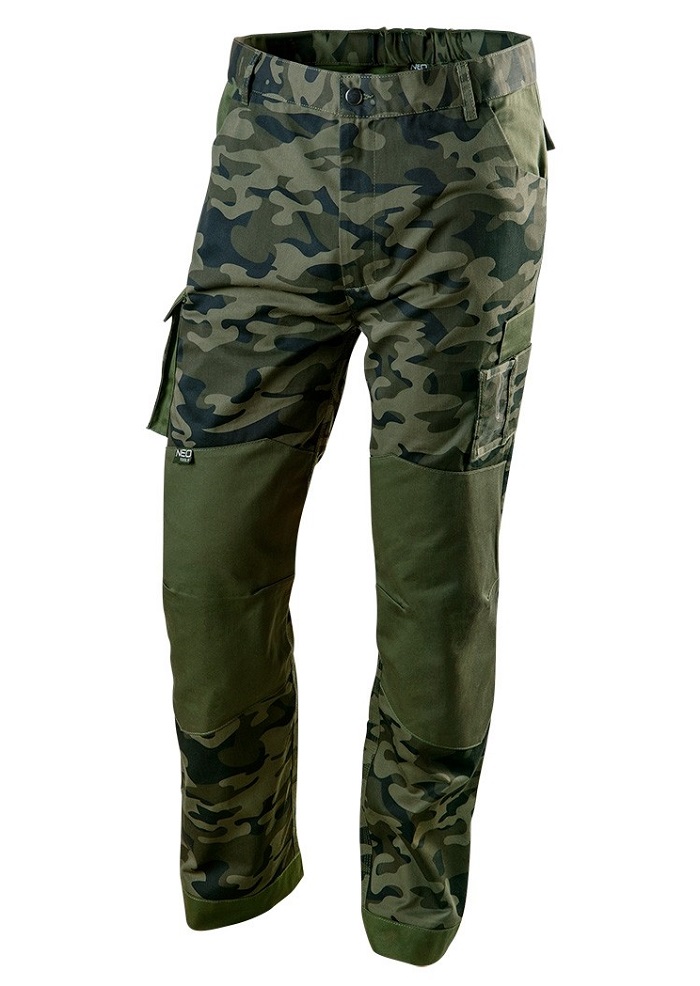 Spodnie robocze camo M