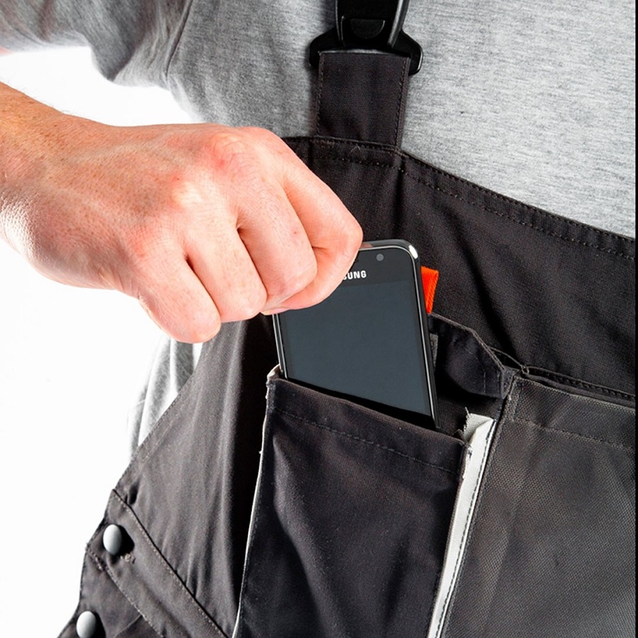 Spodnie robocze na szelkach rozmiar S/48