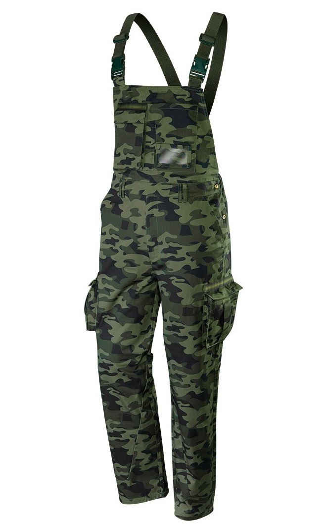 Ogrodniczki robocze camo L