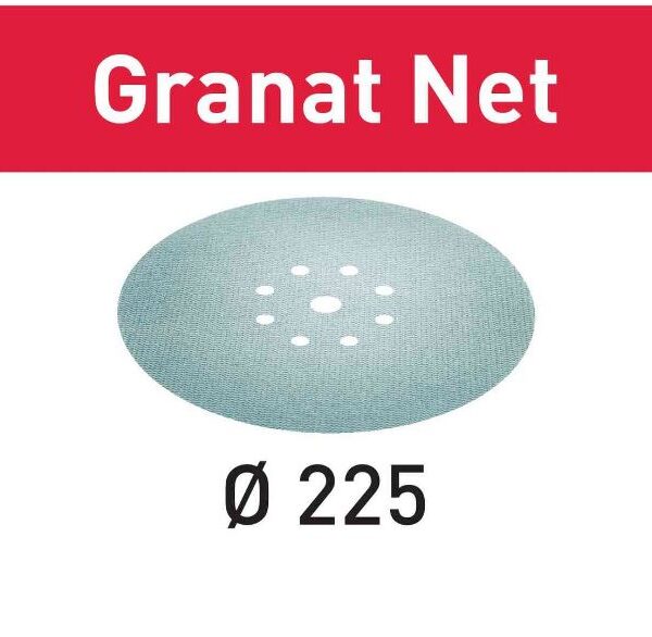 Siatka ścierna granat NET D225 P240/25