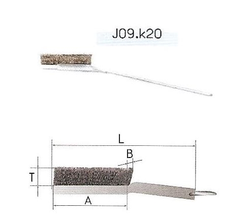 Szczotka ręczna metalowa A-60 drut kwasoodporny T13