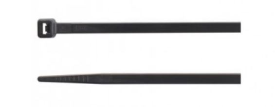 Opaski kablowe 100 sztuk czarne 2,5*80mm