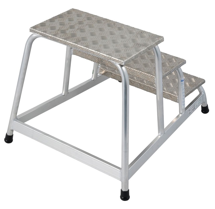 Schodki montażowe aluminiowe stabilo 3 stopnie