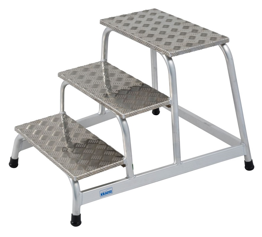 Schodki montażowe aluminiowe stabilo 3 stopnie