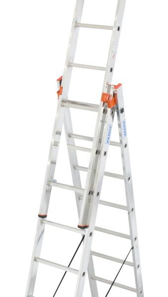 Drabina aluminiowa 3-ELEMENTOWA tribilo 3*9 szczebli