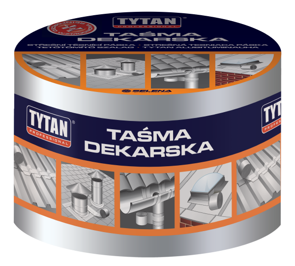 Taśma uszczelniająca dekarska 10cm*10mb srebrna/aluminiowa