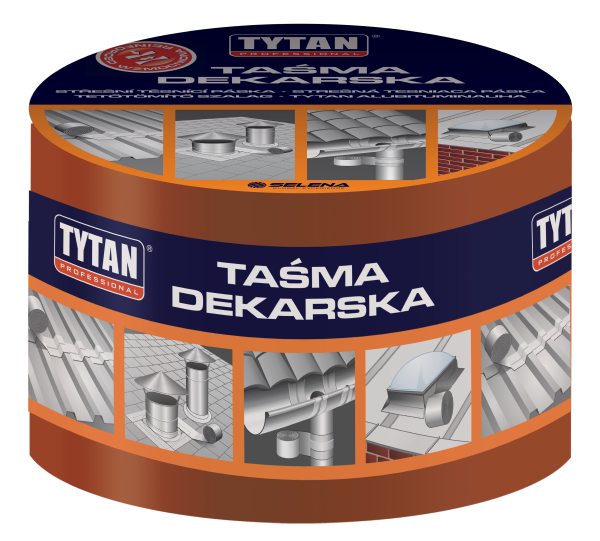 Taśma uszczelniająca dekarska 15cm*10mb J. cegła/terrakota