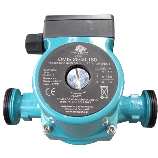 Pompa obiegowa C.O. omis 25-40/180