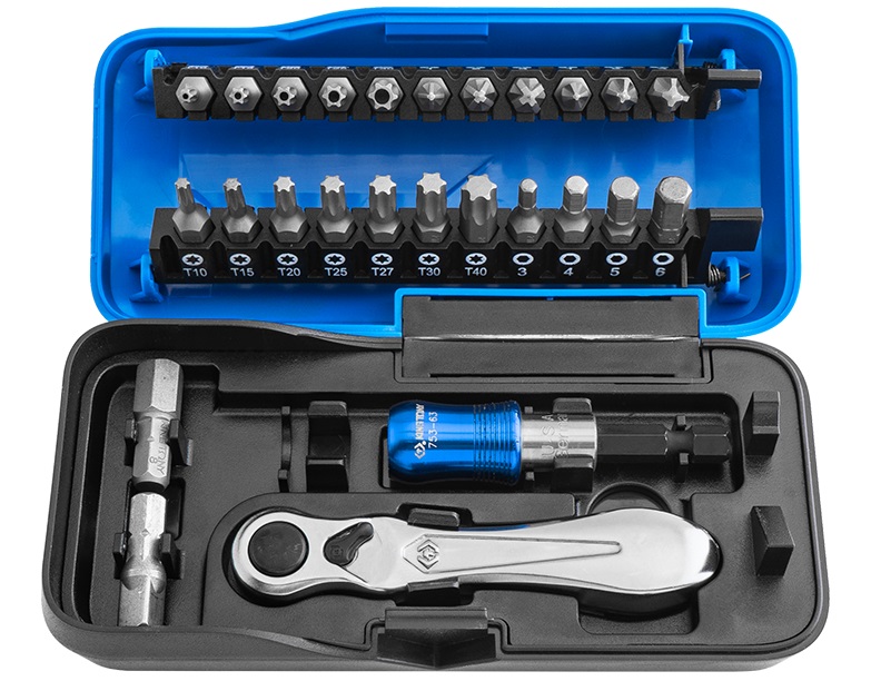 Zestaw bitów z grzechotką 1/4'' 26 elementów