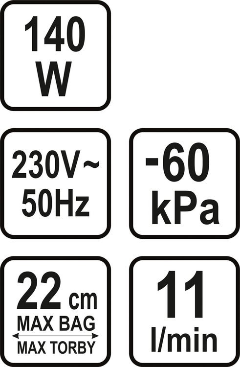 Pakowarka próżniowa do żywności 140W