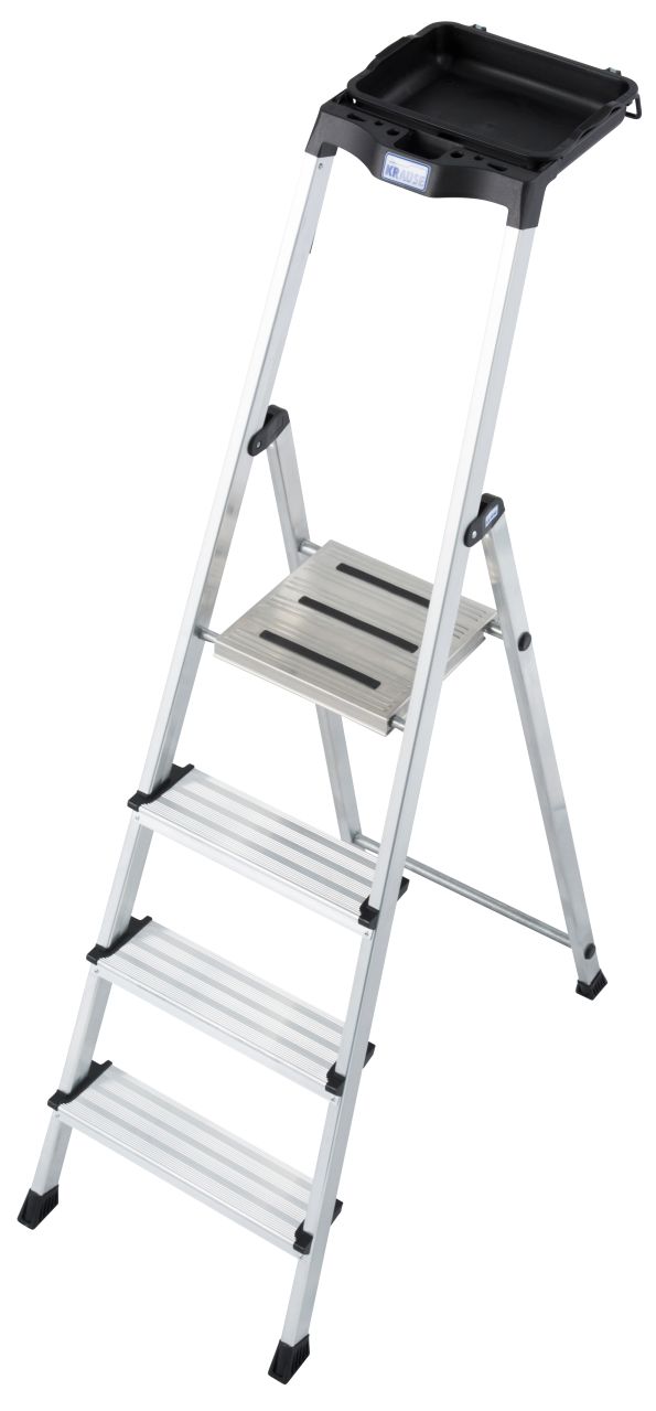 Drabina aluminiowa wolnostojąca secury multigrip 4 szczeble