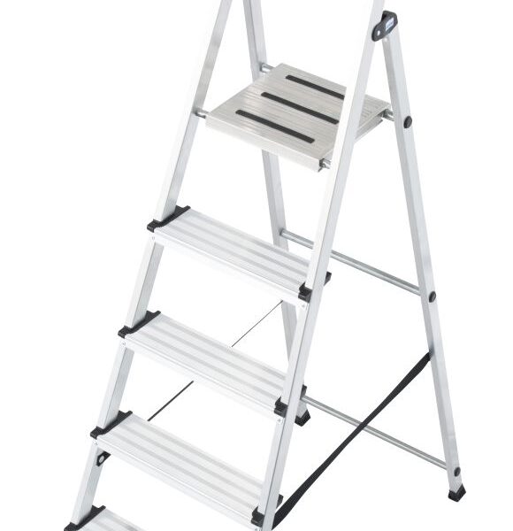 Drabina aluminiowa wolnostojąca secury multigrip 6 szczebli